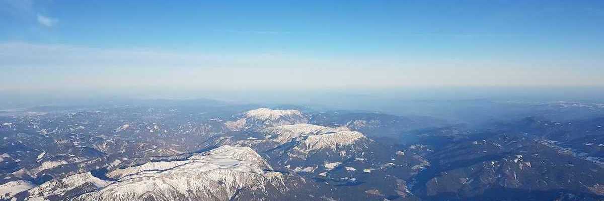 Flugwegposition um 14:30:56: Aufgenommen in der Nähe von Veitsch, St. Barbara im Mürztal, Österreich in 4305 Meter